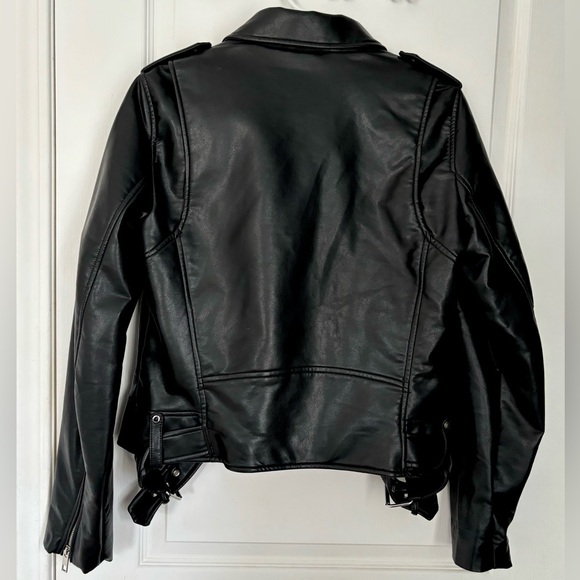 Zara Faux Leather Jacket - Picture 2 of 3